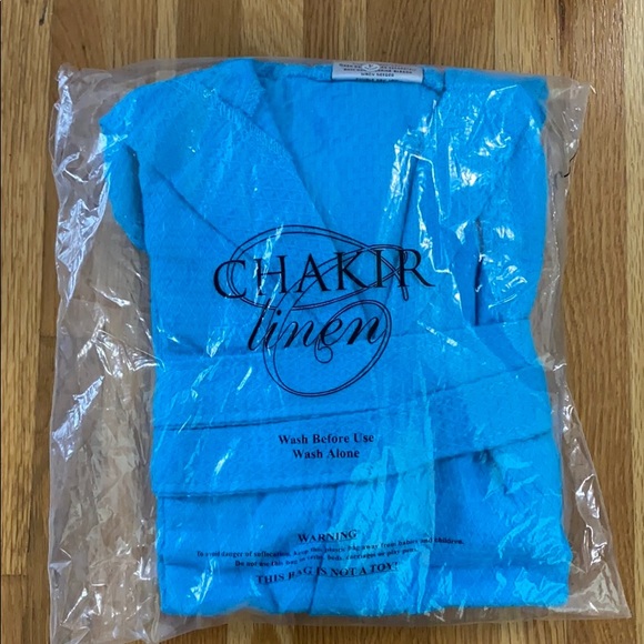 CHAKIR KIDS HOODED Waffle Kids Robe, Kimono Style, - Picture 2 of 2